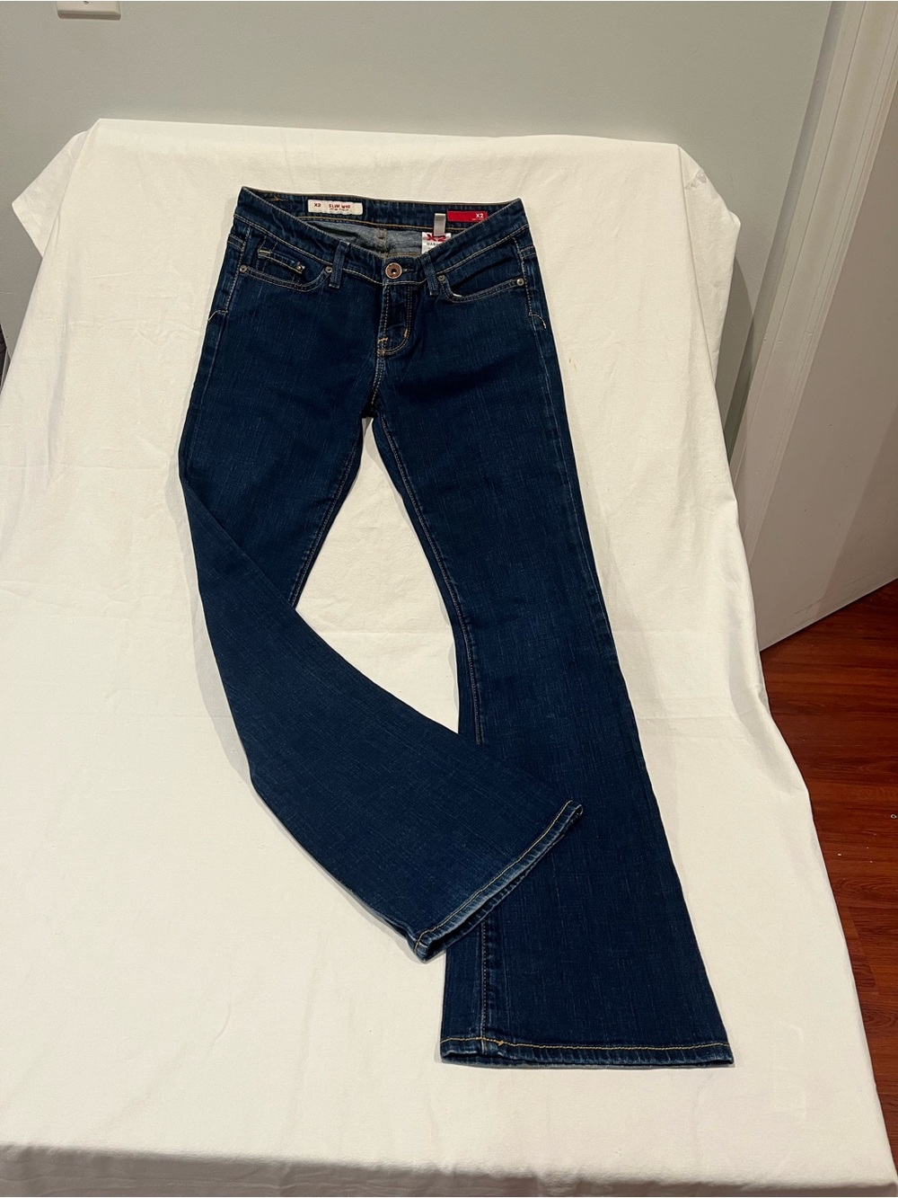 X2 Women's Boot-Cut Jeans in Dark Indigo